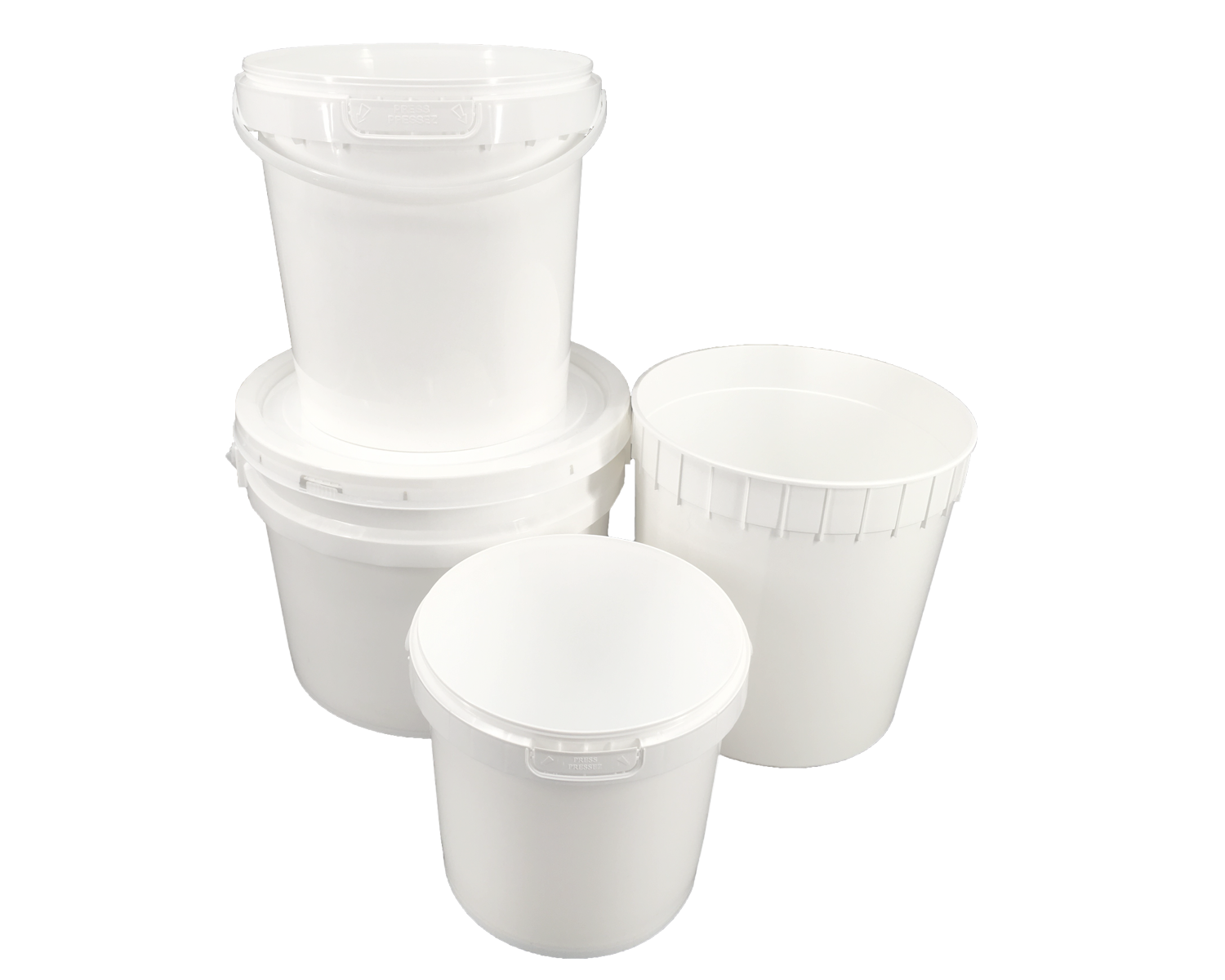 Pro Western 2.5 gallon White Container (40) (lids sold separately)